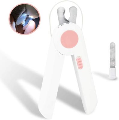 China Wholesale Viable Pet Nail Clipper With Led Light Led Pet Nail Clipper for sale