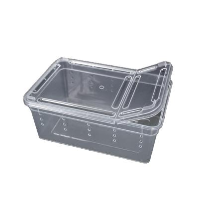 China Viable Made in China Top Quality Plastic Cage Plastic Reptile Feeding Box for sale