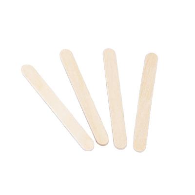 China Viable Factory Wholesale Custom Disposable Biodegradable Natural Wooden Round Round Ice Cream Stick for sale