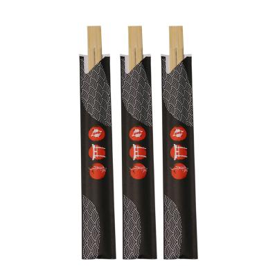 China Wholesale Disposable Customized Fast Food Disposable Independent Restaurant Household Wrapping Paper Wooden Bamboo Wooden Chopsticks for sale