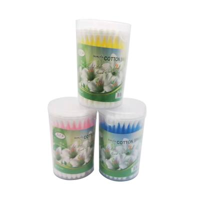 China Ecofridendly Hot Sale 160/box Round Cleaning Care Double Bottles Round Key Color Glue Stick Cotton Pads for sale