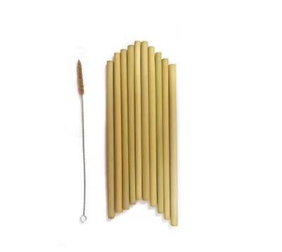 China Wholesale Popular And Hygienic Convenient Direct Selling Clean Drink Milk Coffee Tea Bamboo Straw for sale