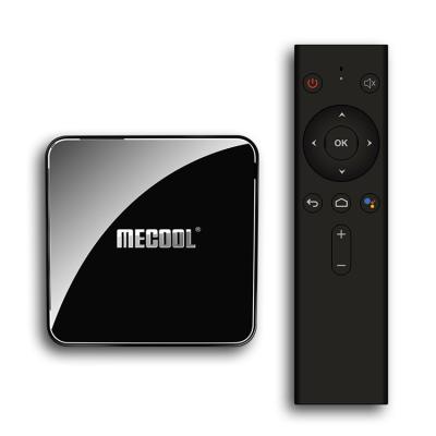 China Google Certified + Voice Remote Factory Official Google Certified Android TV 9.0 4K AndroidTV Box MECOOL KM3 S905X2 4GB 64GB 2.4G/5G Wifi km3 TV Box ATV for sale