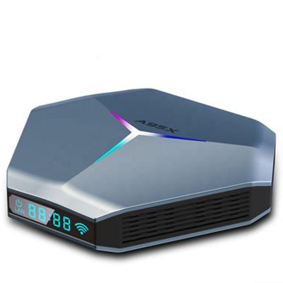 China VP9 Profile-2 up to 8Kx4K@ FPS A95X F4 Amlogic S905X4 RGB Light Android TV Box 11.0 4GB 32GB 2.4G 5G MIMO Wifi LAN BT 4.1 High Value TV Box 24 for sale