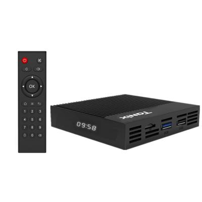 China VP9 Profile-2 up to 8Kx4K@24 fps 2021 new Tanix S905X4 smart tv set top box STB Tanix X4 box RAM 4GB 32GB Android 11 8K 5G dual Wifi tvbox 4gb 64gb hot sale for sale