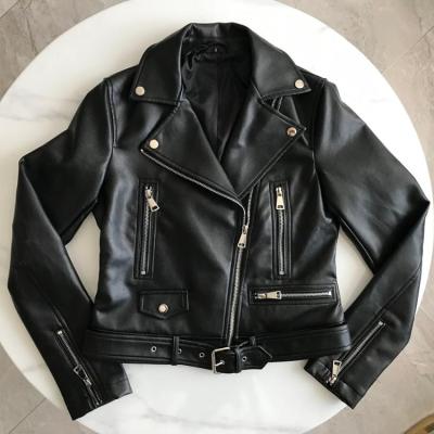 China New Style Anti-Shrink Women's Leather Jacket Coats With Fur for sale