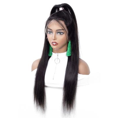 China 150% Density Virgin Human Hair Silky Straight Wigs 13X4 Hd Silky Straight Lace Closure Wigs Closure Wig for sale