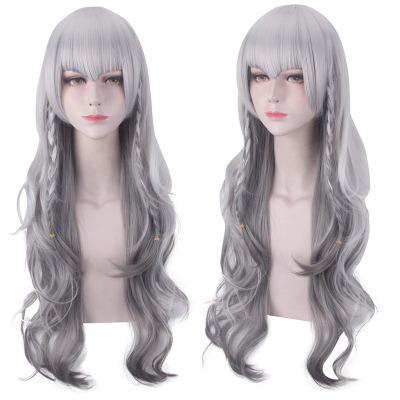 China Funtoninght New Arrival Body Wave Long Curly Hair Pramanix cosplay wigs Arknights cosplay wigs for party cosplay supplies for sale