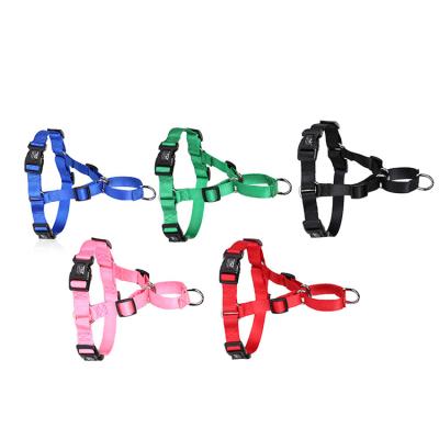 China Thoughtful Easy Control Dog Harness Nylon Durable Adjustable Multi Color Dog Harness for sale