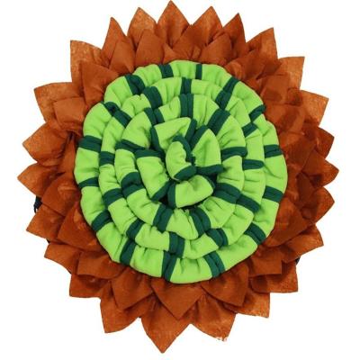 China Sustainable Dog Mat Foldable Washable Snuffle Mat Dog Training Slow Feeding Energy Release Toy for sale