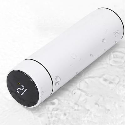 China PORTABLE 500ml Amazon Smart LED Temperature Display Insulated Water Bottle Smart Stainless Steel Vacuum Flask for sale