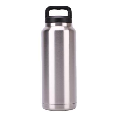 China 8/18 Stainless Steel Thermos Vacuum Flask Portable Factory Customized Sustainable Sport Insulated Straight Water Bottle With Handle for sale