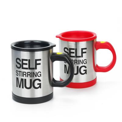 China Office Home Viable Use Stainless Steel Electric Mug Lazy Self Stirring Travel Coffee Mug Travel Mug Self Stirring Mug for sale