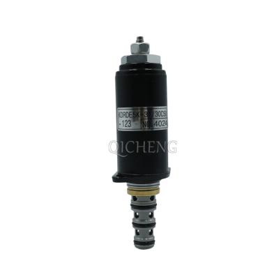 China Construction machinery pump solenoid valve J05E hydraulic pump main solenoid valve for SK200-8 for sale