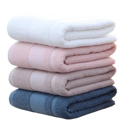 China Adult Ultra Absorbent 100% Household Hotel Beauty Salon Bath Towels Cotton Child Safe Towel 70*140cm for sale