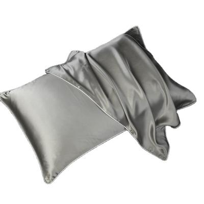 China Anti-static Single Side Mulbery Silk Satin Pillow Case Single Side Pillow Case Cover 48*74cm for sale