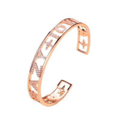 China TRENDY Hot Sale New Fashion Design Sterling Silver Jewelry Engagement Rose Gold Rings Silver Plated Rings For Women for sale