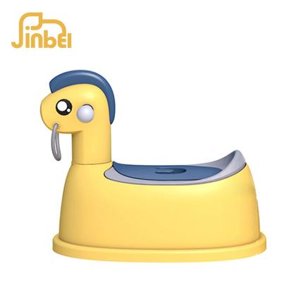 China PP+TPE Anti Constipation Pony Baby Toddler Potty Kids Potty Toilet With Wheels for sale