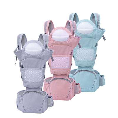 China Cotton 3 In 1 Carry Crib Babies Front And Back Baby Sling Wrap Carrier With Lumbar Support for sale