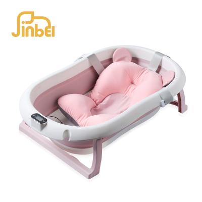 China 0-3 years portable plastic foldable baby bathtub for newborn baby for sale