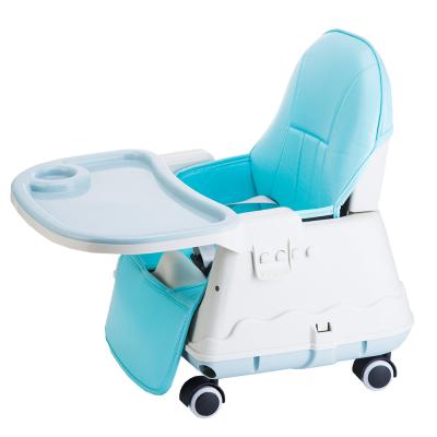 China Portable High Quality Plastic Portable Kids Baby Highchair 3 in 1 for sale