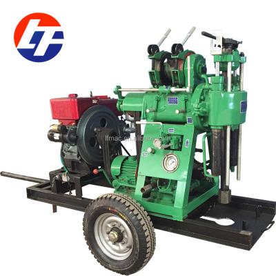 China Core and Water Well Drilling 100m Small Geological Exploration Core Sampling Used Wheels Drilling Rig from China for sale