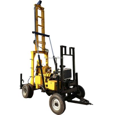 China Factory 400m deep well drilling rig trailer mounted portable water well drilling rig for sale for sale