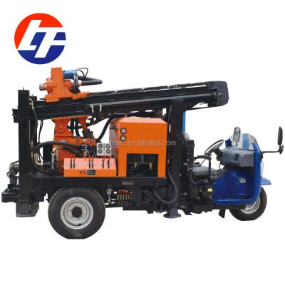 China Farms 200m Depth Tractor Mounted Drilling Rig For Water Well With Portable Compressor for sale