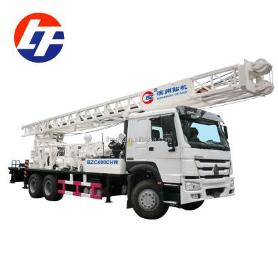 China Truck Mounted Farms BZC400HW Drilling Rig For Water Well for sale