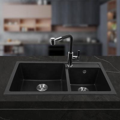 China Manufacturer Free Custom Single Bowl Silgranite Faucet AOKE OEM&ODM kichen sink kitchen with under sink organizers for sale