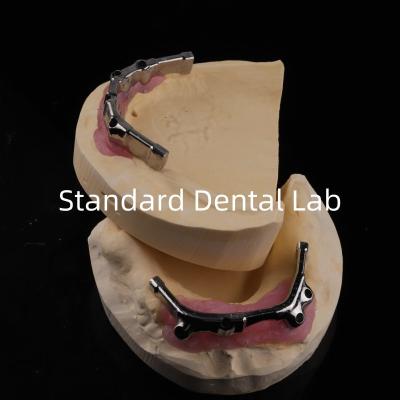 China Titanium Implant Supported Dentures Precise Ivoclar Denture Over Implants for sale