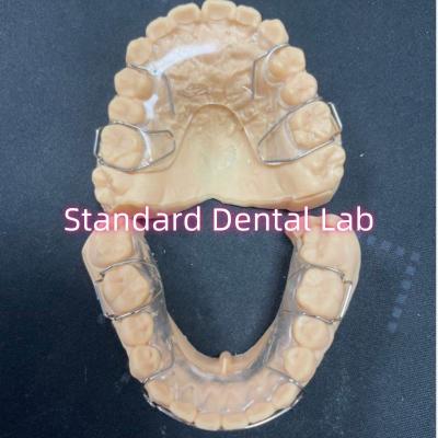 China Professional Orthodontic Retainer Acrylic Dental Hawley Retainer Adam Clasps for sale