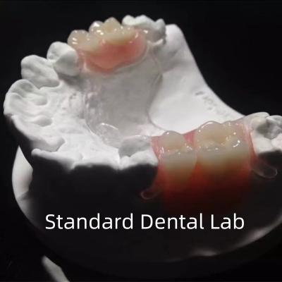 China Flexible Clear Metal Cast Framework Partial Dentures High Esthetics Perfect Fit for sale