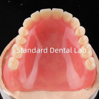 China Dentadura completa de acrílico resina de acrílico para las dentaduras completas de acrílico China Dental Lab en venta