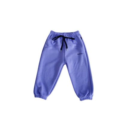 China Plus Size Boys Winter Fleece Sweatpants Cotton Pants Solid Casual Baby Clothes for sale