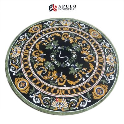 China modern round floor water-jet medallion tile lowes marbl mosaic ground floor roman marble patterns for sale