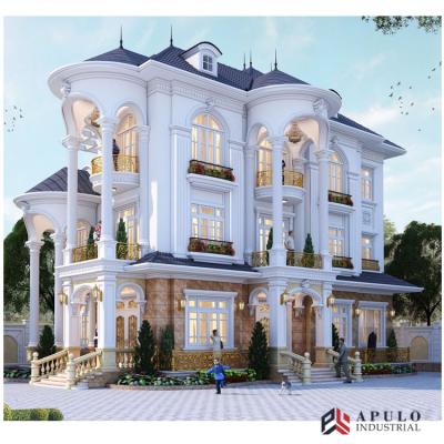 China Luxury home interior interior exterior luxury living room modern villa 3d small House graphic designs as per projects requirements for sale