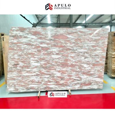 China Modern factory direct norvegia rosa marble slab norwegian mounted norweigan pink marble slab for sale