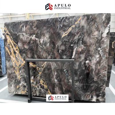 China Modern Factory Direct Black Rose Marble Stone Louis Gray Marble for sale