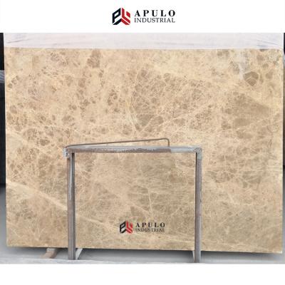 China Luxury Hotel Paradise Flooring Low Price AIE Modern Beige Spanish Royal Marble Tile Light Golden Spider Marble for sale