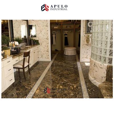 China Modern Dark Royal Chinese Brown Bronze Marquina Black Emperador Imperial China Marble Flooring Tiles for sale