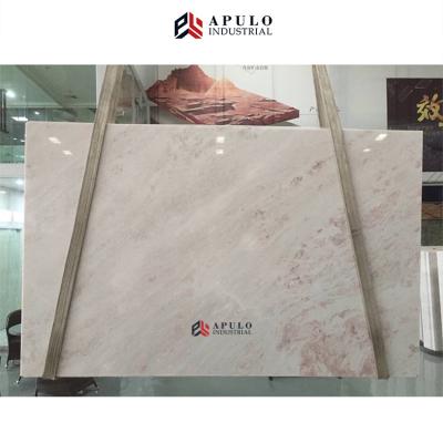 China Modern Rose Mounted Cream Red Marmor Rosa Vein Floor Tile Bianco Ice Jade Portugal Marble White Pink Marble Slab for sale