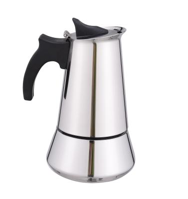 China Hotel AOTAISI ODM China Supplier Custom Portable Stainless Steel Mocha Pot Espresso Coffee Maker for sale