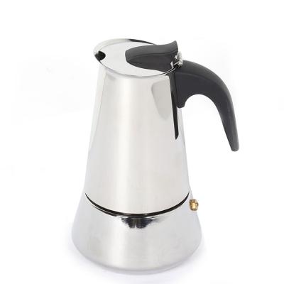 China Food Safe Stainless Steel Espresso Coffee Maker with High Quality 6 Cup/Coffee Maker Stove Pot for sale