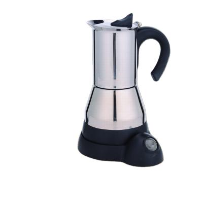 China Hotel Style Italian Custom 6 Cup Espresso Coffee Maker Mocha Stainless Steel Coffee Machine for sale