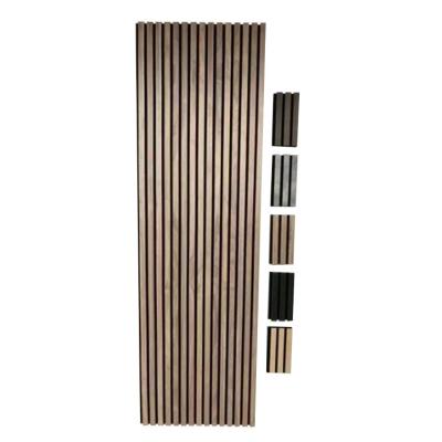 China Highly Efficient Modern Acoustic Sound Absorption Akupanel Anti Sound Absorption Resistant Wooden Slat Design Sound Proof Wall Panels for sale