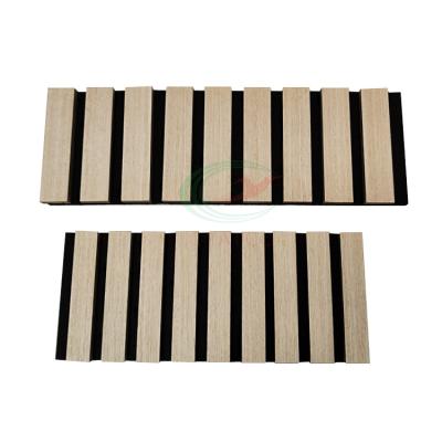 China Highly Efficient Sound Absorption Grill Akoestische Panelen Wall Panels Slat Indoor Acoustic Wood Wall Panel Woodupp Akupanel for sale