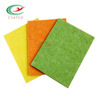 China Highly Efficient Sound Absorbing Panel 9mm/12mm Eco Panel 9mm/12mm High Density Pet Sound Absorption Polyester Fiber Acoustic Panels for sale