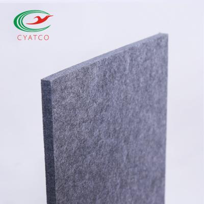 China New Arriving High Density Highly Efficient Sound Absorption PET Felt Sound Absorbing Material Acoustic Panels Acoustic Panel For Interior Decoration for sale