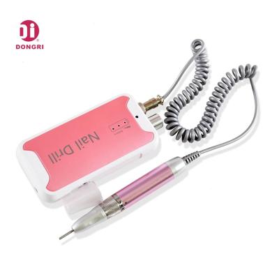 China USA Nail Salon Dongri Acrylic Tool Making Rechargeable Nail Drill Machine 30000rpm for sale